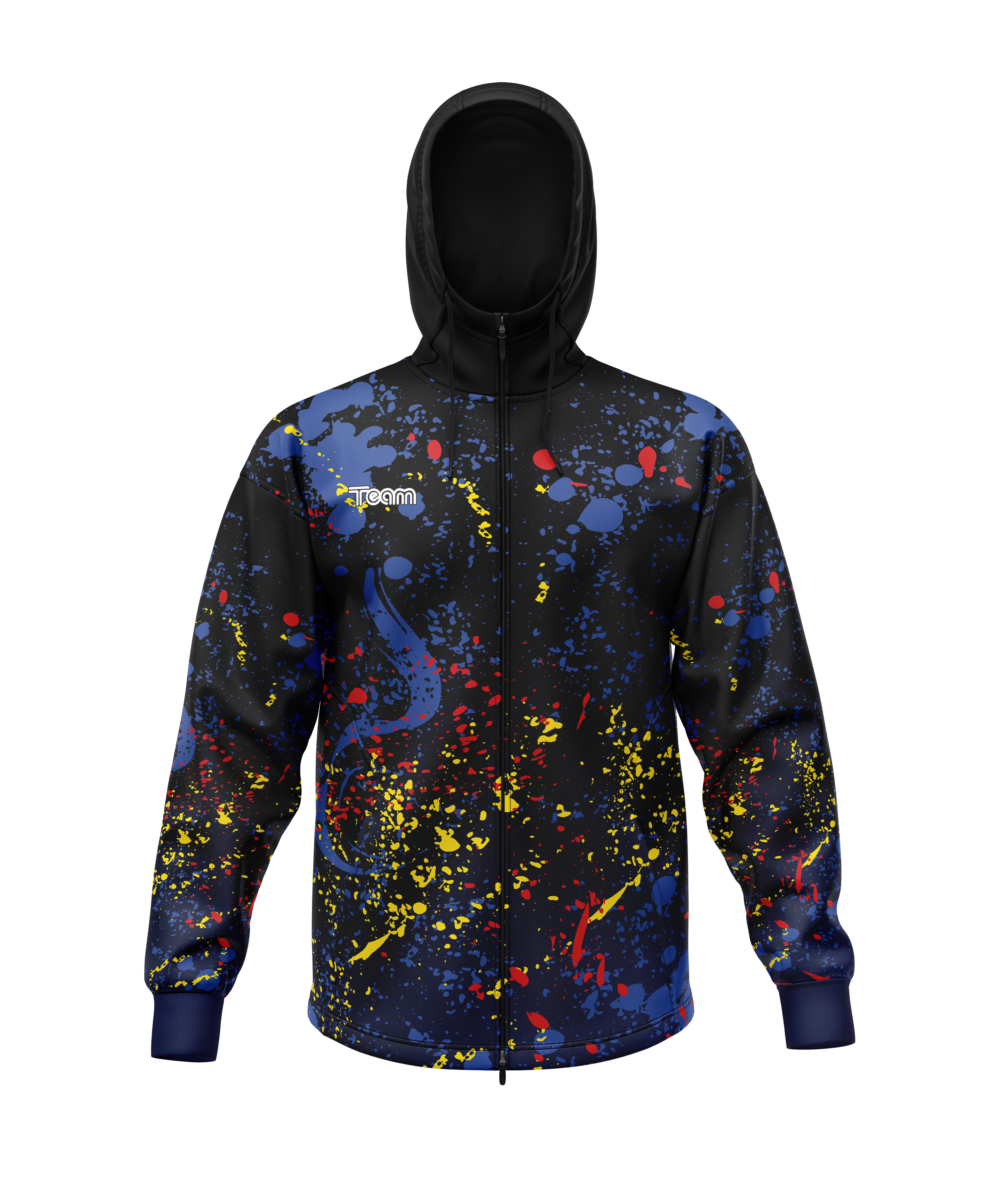 Foita fas antrenament 3D rosu-galben-albastru