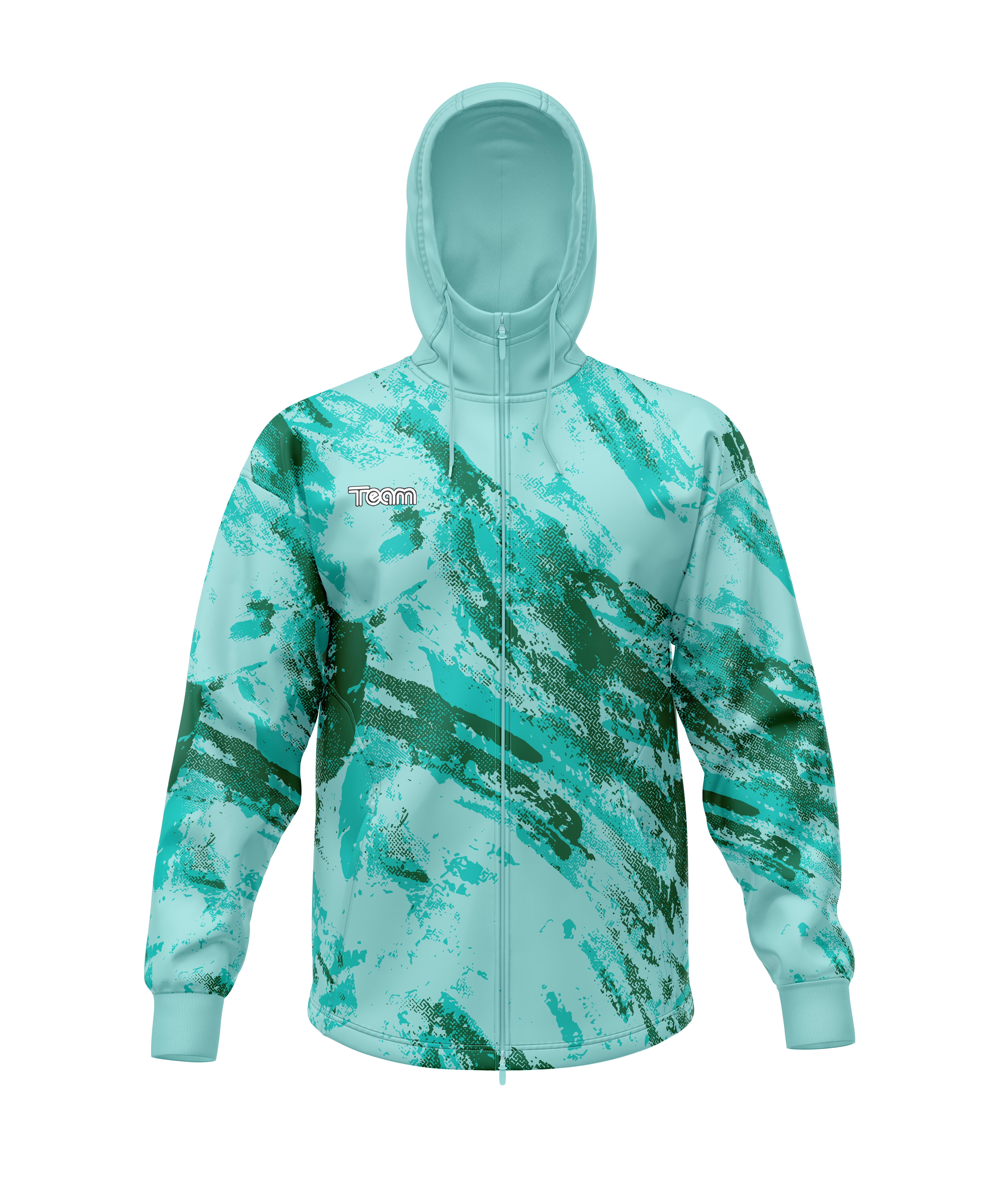 Foita fas antrenament 3D cerde-cyan