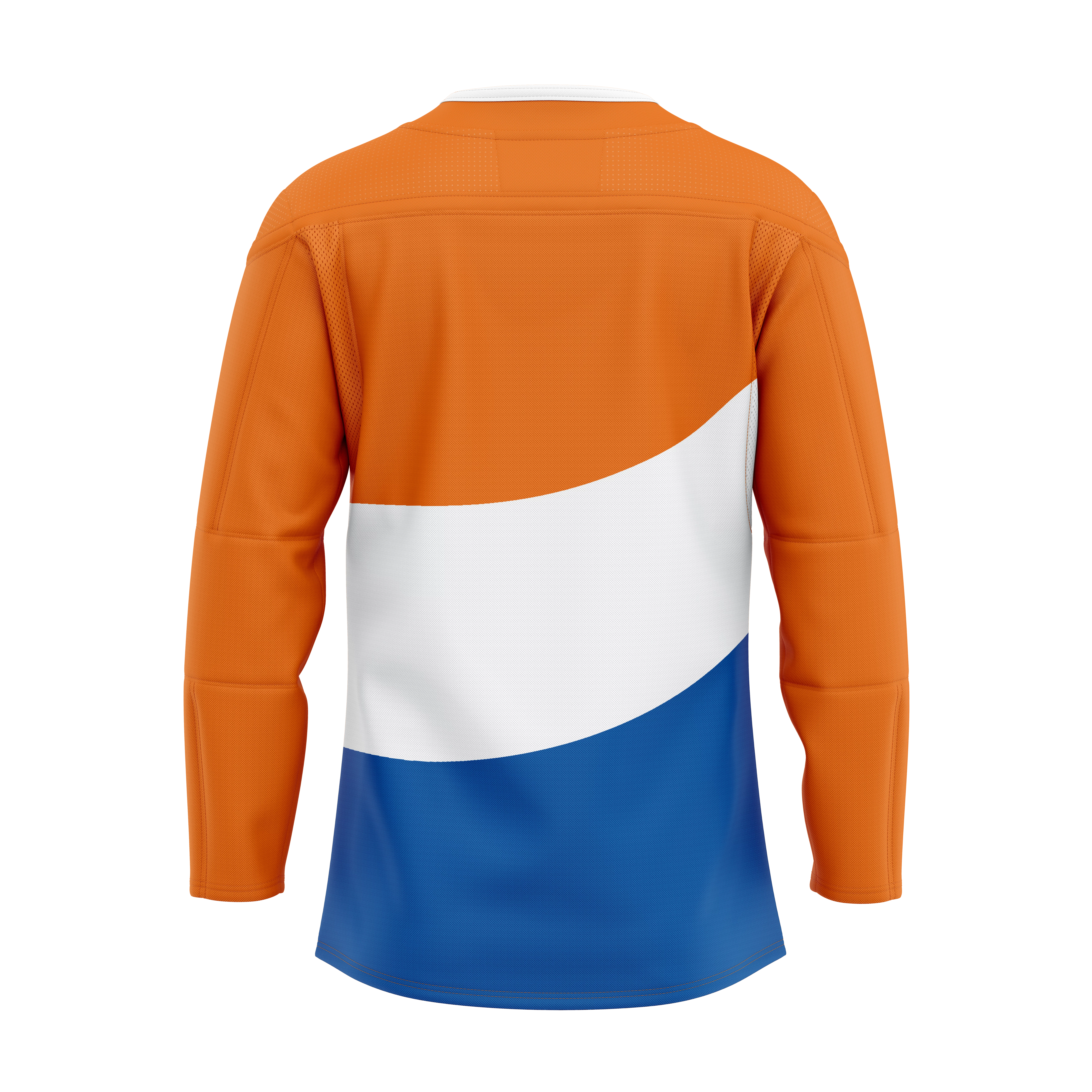 Kit hockey 3D portocaliu-albastru