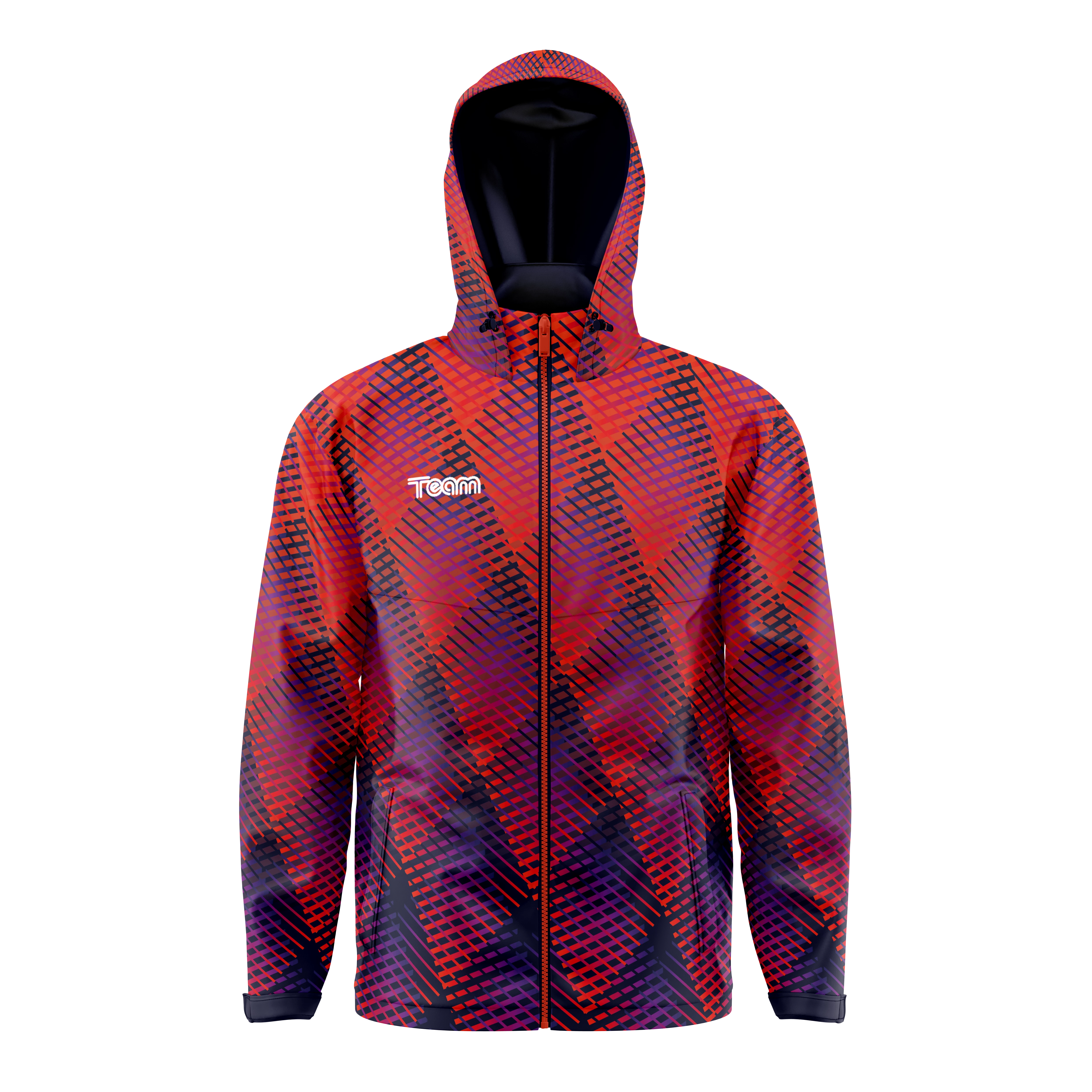 Foita fas iarna 3D ros-albastra