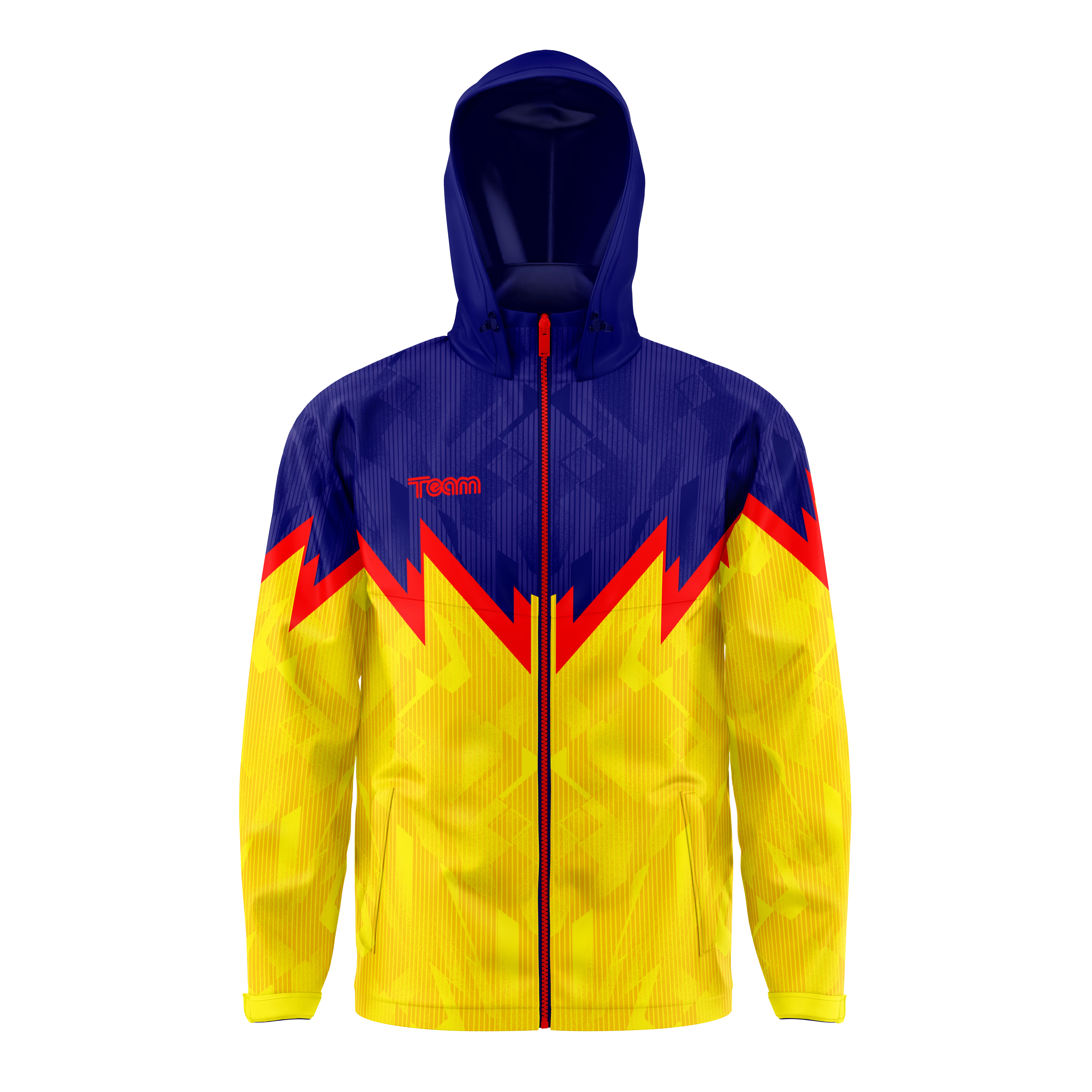 Foita fas iarna 3D galben-violet