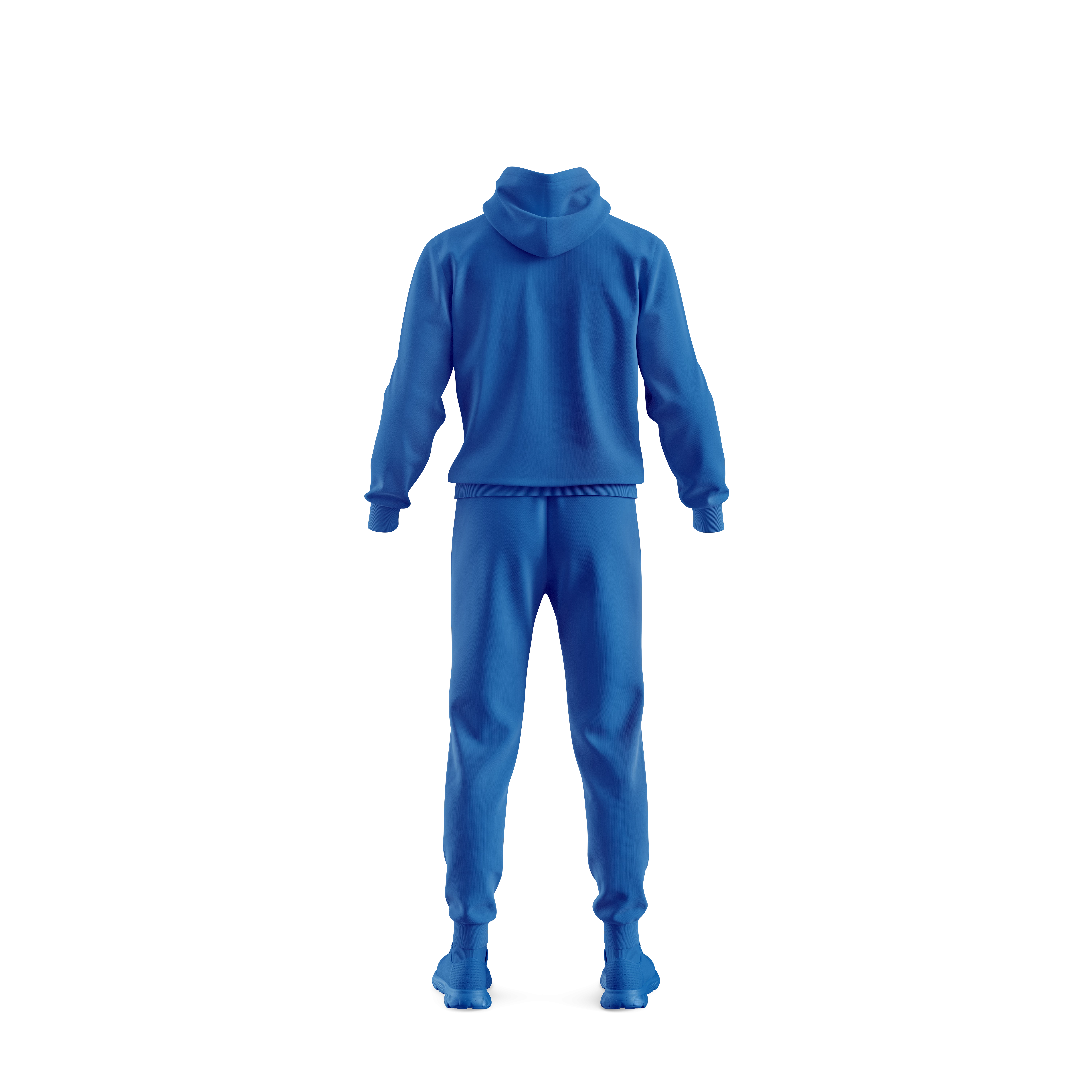 Trening prezentare bumbac 3D albastru