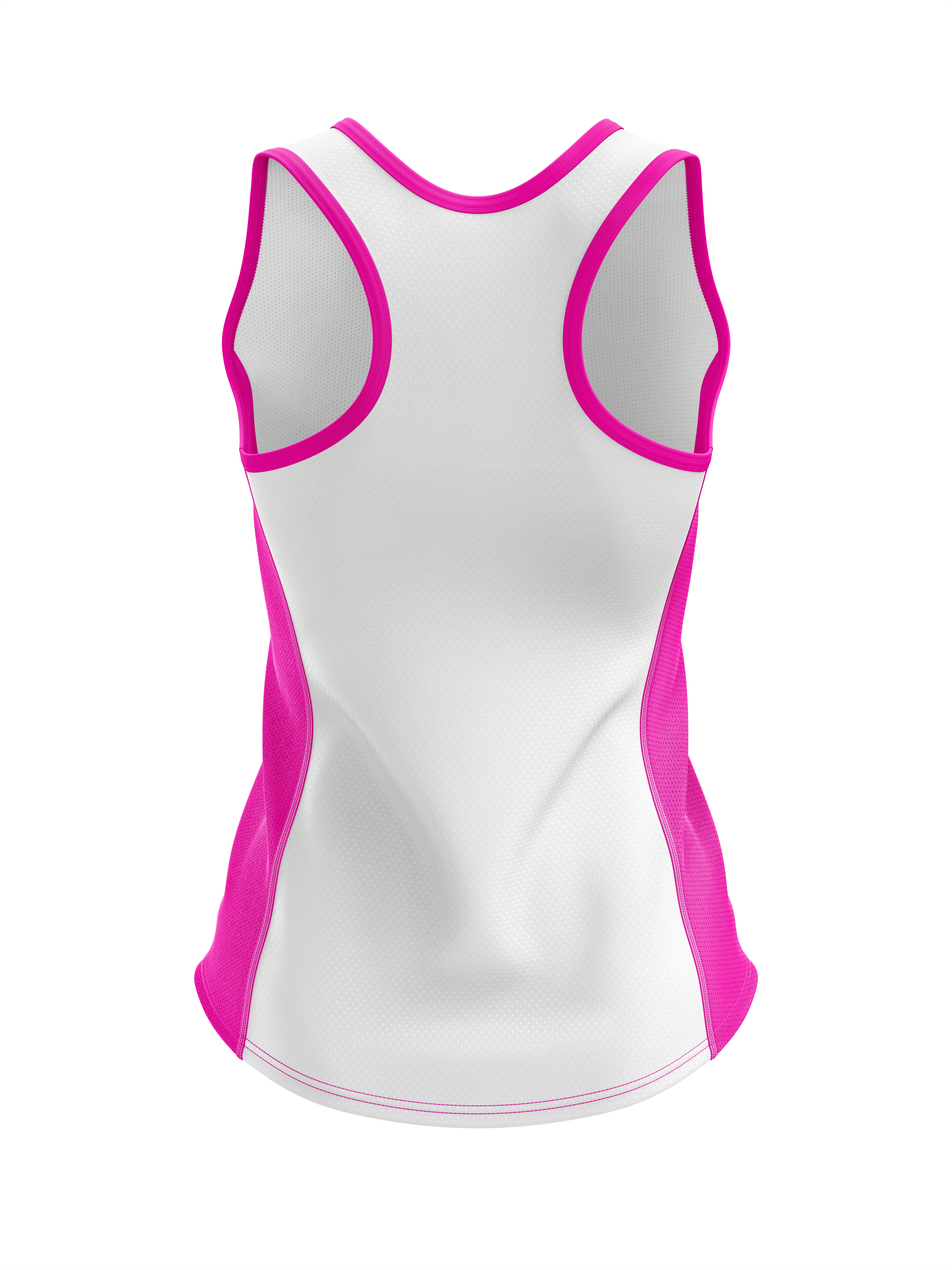 Echipament alergare femei 3D alb-roz